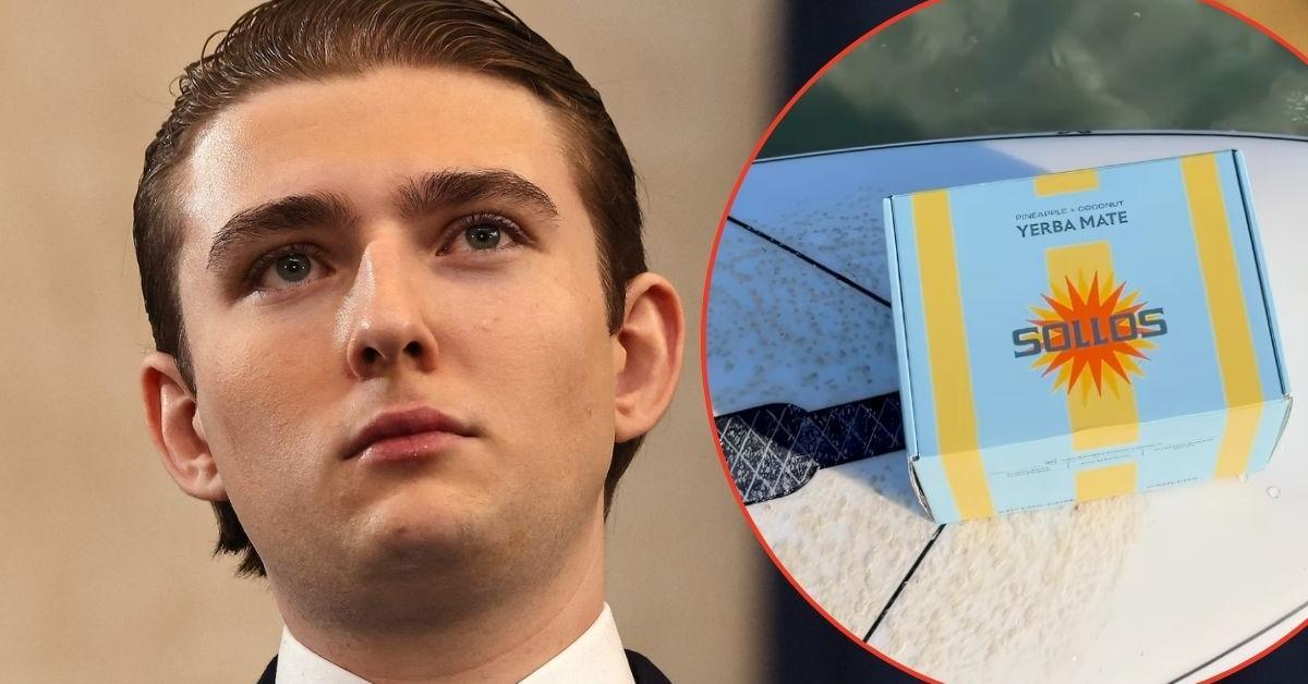 Barron Trump’s $1M Drink Launch Sparks Nepotism Fury — Inside Sollos Yerba Mate