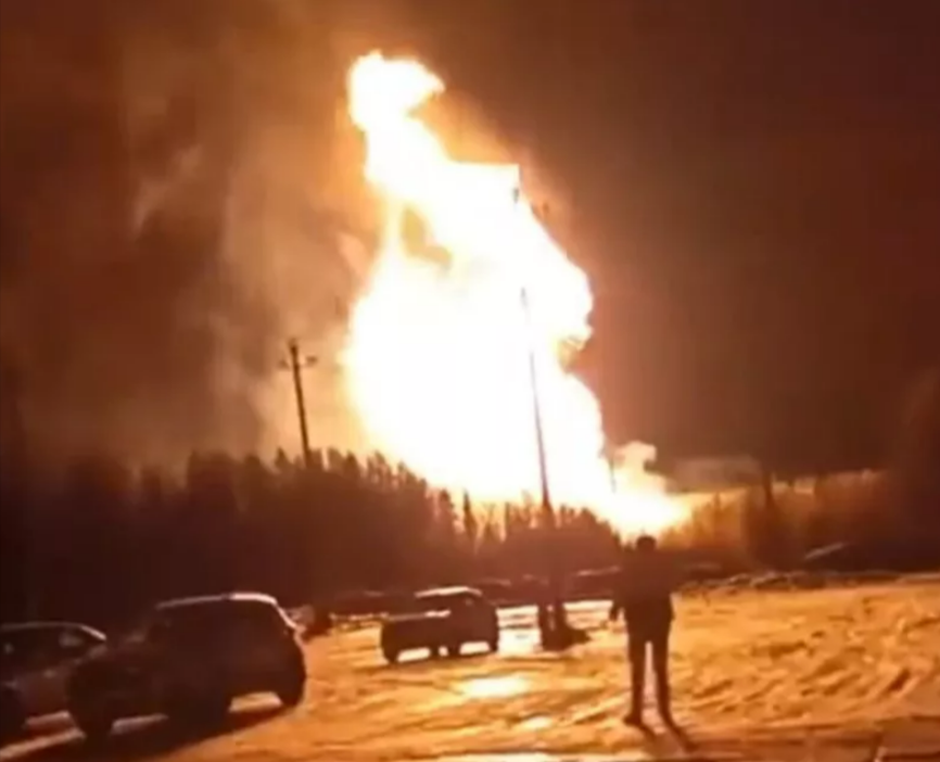 Gewaltige Explosion erschüttert wichtige Gaspipeline in Russland - Sabotage!